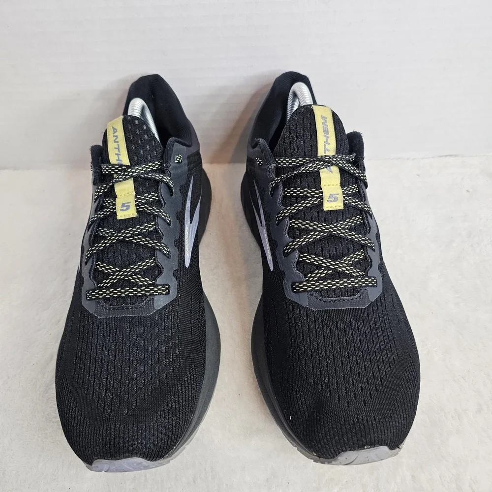 Brooks® Women's 10 B Anthem 5 Running Shoes in Black/Ebony/Purple